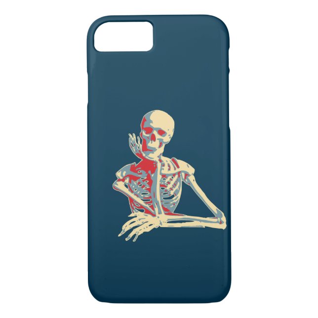 Retro Skeleton Case-Mate iPhone Skal (Baksida)