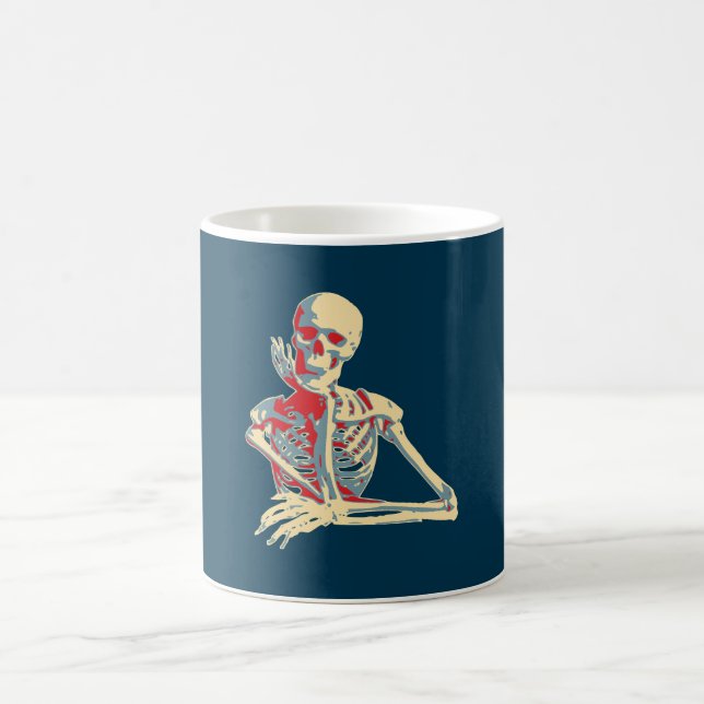 Retro Skeleton Kaffemugg (Center)