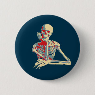 Retro Skeleton Knapp