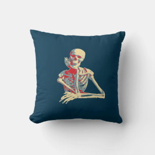 Retro Skeleton Kudde