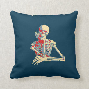 Retro Skeleton Kudde
