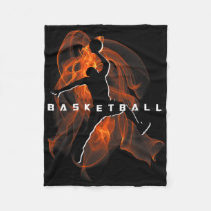 Retro Sketll Spelare Älskare Sport Team Pojkar Fli Fleecefilt