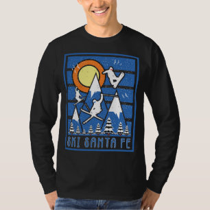 Retro Ski Santa Fe T Shirt
