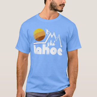 Retro Ski Tahoe överdimensionerad T Shirt
