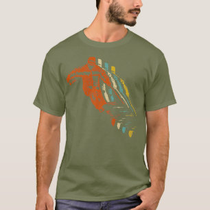 Retro Ski Vintage 80s 90s Ski Bära Skiing T Shirt