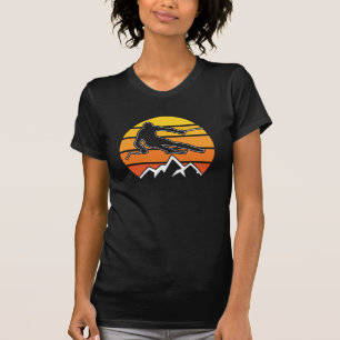 Retro skidåkning t shirt
