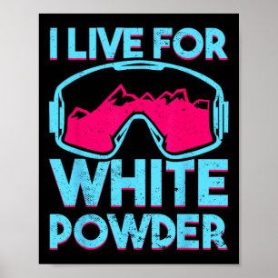 Retro skidglasögon för snowboard Vintage 80-tal 90 Poster