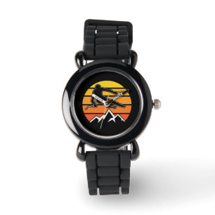 Retro Skiing Armbandsur