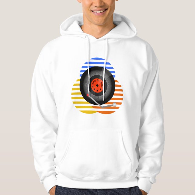 Retro Skiva Hoodie (Framsida)