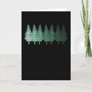 RETRO SKOG VANDRING Jägare Skogshuggare Vandrare Kort