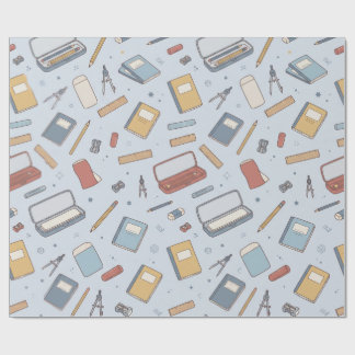 Retro skolmaterial Vintage presentpapper