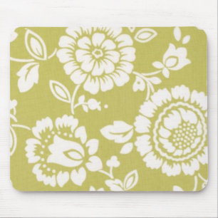 Retro skraj blom- Mousepad Musmatta