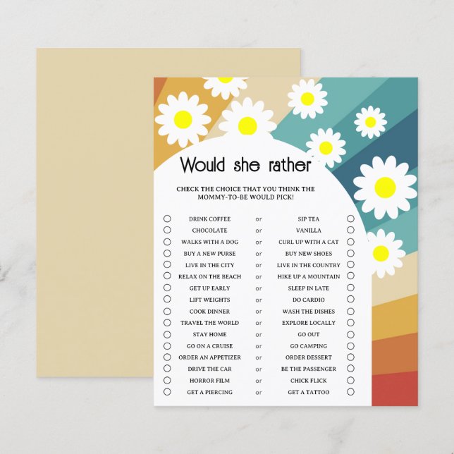 Retro - skulle hon hellre se att babyvilt spelas? (Fram/baksida)