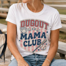 Retro slit baseball Mama Dugout