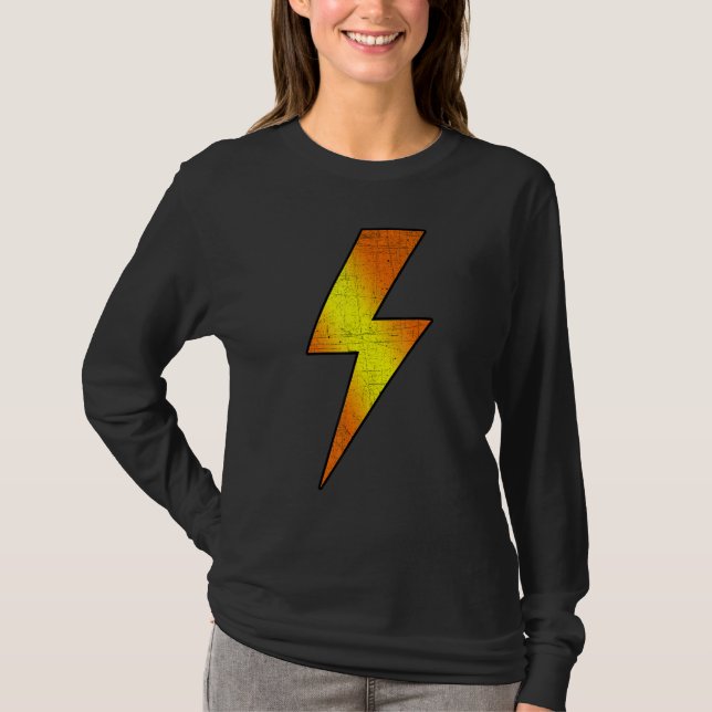 Retro slitna framsida & baksida COLD BLACK HEAT Li T Shirt (Framsida)