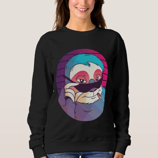 Retro Sloth T Shirt (Framsida)
