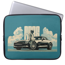 Retro SLS Superbil Racing Förare Grafisk Bärbar Da Laptop Fodral