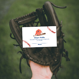 Retro Slugger Baseball Diaper Raffle Baby Shower  Tilläggskort