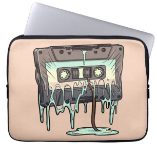 Retro smältande kassettband Vaporwave Laptop Fodral