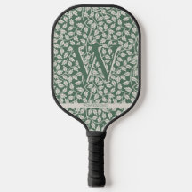 Retro smaragdgrön blomma