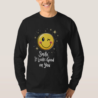 Retro Smil Det Ser Bra Ut På Dig Psykiskt Välbefin T Shirt
