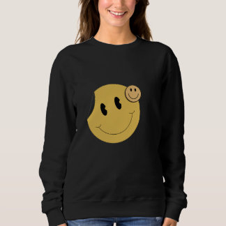 Retro Smileyskjorta | Söt Mustargul Smiley T Shirt