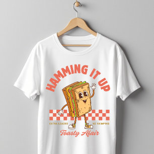 Retro Smörgås Tecknad Film På Skärmen T Shirt