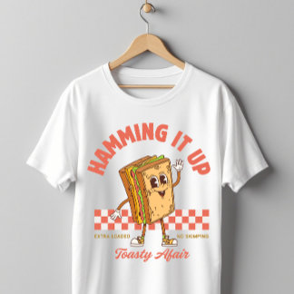 Retro Smörgås Tecknad Film På Skärmen T Shirt