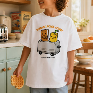 Retro-snack attack barntröja t shirt