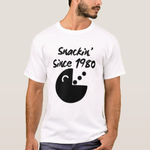 Retro Snack Attack: Snackin’ Sedan 1980 Pixel Art T Shirt
