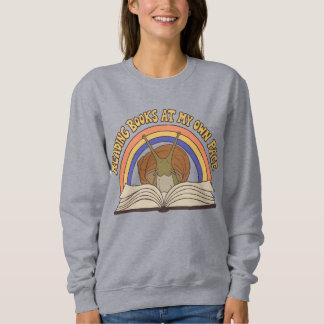 Retro Snigel Läs böcker T Shirt