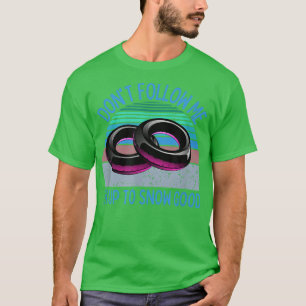 Retro Snö Tubing Snö Tube Winter T Shirt