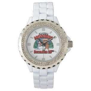 Retro Snömannen Överraskning för jul 2025 Armbandsur