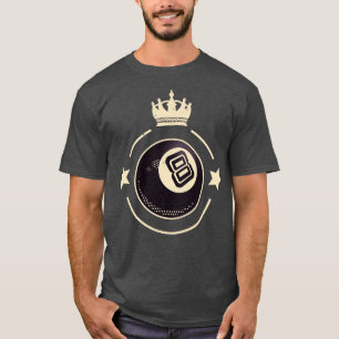 Retro Snooker, 8 Boll Kung T Shirt