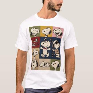 Retro Snoopy Eras Tour, seriefigur av hund design T Shirt