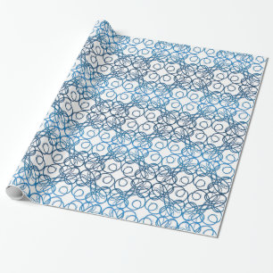 Retro snöremönster presentpapper