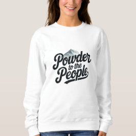 Retro Snowboard & Ski, "Powder to People" T Shirt