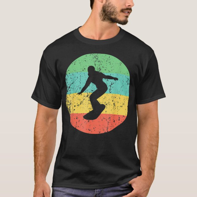 Retro Snowboarder-Vintage_2 T Shirt (Framsida)