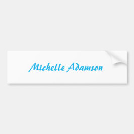 Retro Snyggt Elegant Plain Himlar Blue White Bildekal