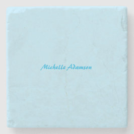 Retro Snyggt Elegant Plain Himlar Blue White Stenunderlägg