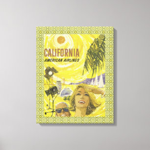 Retro So Cal Luft Travel Canvastryck
