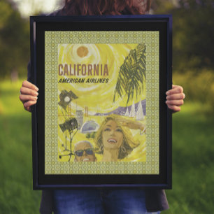 Retro So Cal Luft Travel Poster