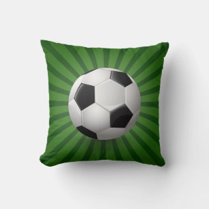 Retro Soccer Ball dekorativ kudde