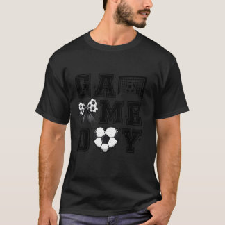 Retro Soccer Coquette Bow Cute Gameday Cheer Mamma T Shirt