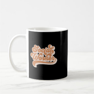 Retro Social-arbete för Social-arbetare Kaffemugg