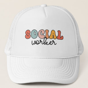 Retro Social Worker Keps