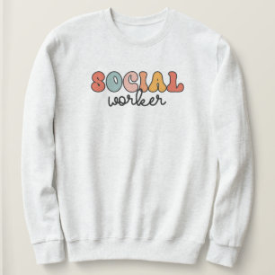Retro Social Worker T Shirt