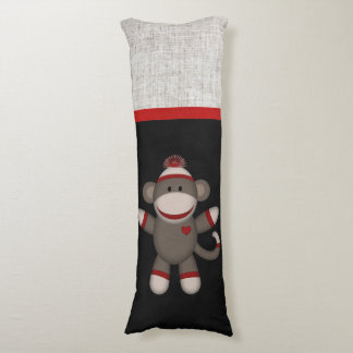 Retro Sock monkey Kroppskudde