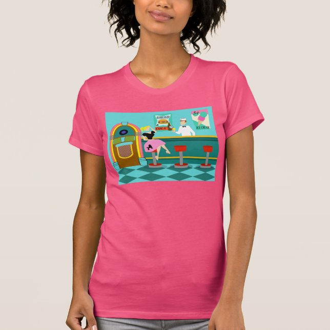 Retro Soda Fontän T-Shirt (Framsida)