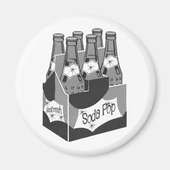 Retro Soda Pop Magnet (Framsidan)